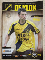 Programme NAC Breda - Feyenoord - 9.12.2012 - Eredivisie - Holland - Programm - Football - Poster Kenny Van Der Weg - Bücher