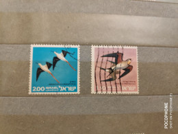 Israel	Birds  (F22) - Used Stamps (without Tabs)