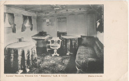 LADIES BOUDOIR TURBINE SS BRIGHTON - LB & SCR - STEAM SHIP - 1906 - Structures