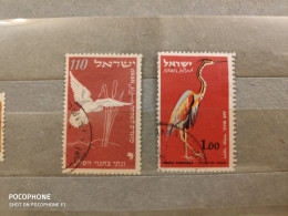 Israel Birds (F22) - Used Stamps (without Tabs)