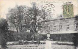 85 St. Michel En L'Herm Parc Et Le Chateau Envoyé 7-4-1920 - Saint Michel En L'Herm