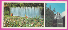 274301 / Russia - Almaty (Kazakhstan) - Monument Poet Jambyl Jabayev , Fountain Garden PC 1980 Kasachstan USSR - Kasachstan