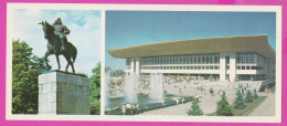 274304 / Russia - Almaty (Kazakhstan) - Monument To Amangeldy Imanov , Palace Of Culture Named After Lenin PC 1980 USSR - Kazajstán