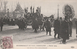 75008 - PARIS - Enterrement De Paul Déroulède - 3 Février 1914 - Le Cortège Place De La Concorde - Personnages