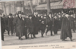 75012 - PARIS - Enterrement De Paul Déroulède - 3 Février 1914 - M. Marcel Habert - M. Maurice Barrès - Personnages