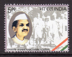 India 2009 Ramcharan Agarwal Commemoration, MNH, SG 2601 (D) - Unused Stamps