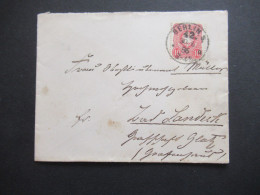 DR Reichspost 1885 Pfennige Nr.41 EF Stempel Berlin 42. Nach Post Landeck In Schlesien Grafschaft Glatz - Usati