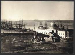 Québec  - Rue Remparts & Édifice Des Douanes 1875 -18x13 Cm - Archives Nationales Du Québec  No:104 Photo J.E. Livernois - Québec - La Cité