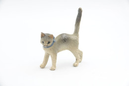 Elastolin, Lineol Hauser, Animals Cat N°4044, Vintage Toy 1930's - Figurines