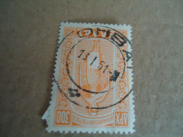 GREECE   POSTMARK ON STAMPS  ΘΗΒΑ 1951 - Marcophilie - EMA (Empreintes Machines)