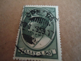 GREECE   POSTMARK ON STAMPS  ΟΡΕΣΤΙΑΣ 1958 - Marcofilia - EMA ( Maquina De Huellas A Franquear)