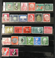 Lot De 45 Timbres Oblitérés Allemagne 1957 À 1959 - Gebraucht