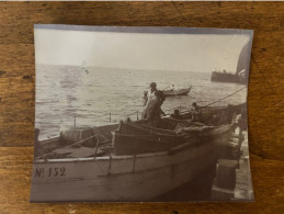 Arcachon * 1909 * Une Pinasse Automobile N°152 * Photo Ancienne 10x8cm - Arcachon