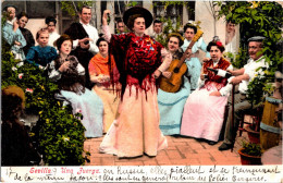 Folklore - Costumes -  Sevilla Una Juerga - Danse  - Timbres Oblitération - Tänze