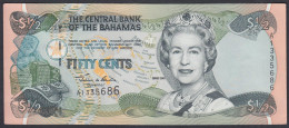 BAHAMAS FIFTY CENTS 2000. QUEEN ELIZABETH II. PICK 68. VF PICK 68 - Bahamas