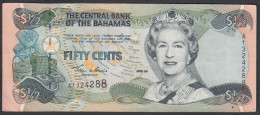 BAHAMAS FIFTY CENTS 2000. QUEEN ELIZABETH II. PICK 68. VF PICK 68 - Bahama's