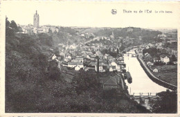 BELGIQUE - Thuin Vu De L'Est - La Ville Basse - Carte Postale Ancienne - Thuin