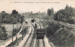 78 - VIROFLAY - S20440 - Embranchement Des Lignes De Montparnasse Et Des Invalides - Train - En L'état Décollée - Viroflay