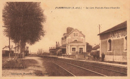 Fleurville * La Gare Pont De Vaux Fleurville * Ligne Chemin De Fer Saône Et Loire - Autres & Non Classés