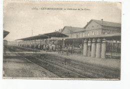 Allemagne Germersheim Interieur De La Gare Animée - Germersheim