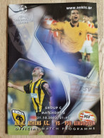 Programme AEK Athens - PSV Eindhoven - 21.10.2003 - UEFA Champions League - Programm - Football - - Books