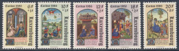 Luxemburg Luxembourg 1986 Mi 1163 /7 YT 1113 /7 SG 1192 /6 ** Miniaturen Aus Stundenbüchern / Book Of Hours  - 15th-cent - Altri & Non Classificati