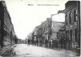 HERVE - Rue De La Station Et La Gare. - Herve