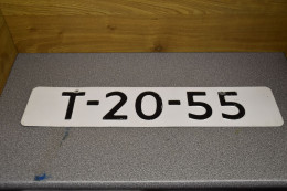 License Plate-nummerplaat-Nummernschild Nederland NL Tijdelijke Plaat Noord Brabant Oud-old - Targhe Di Immatricolazione