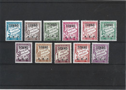 !!! TCHAD, TIMBRES-TAXES NUMÉROS 1/11 - Unused Stamps