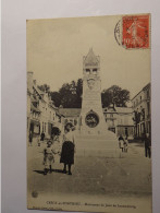 D80D CRECY En PONTHIEU  Monument De Jeux Du Luxembourg 1908 - Crecy En Ponthieu