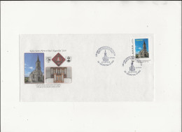 LETTRE PRIORITAIRE 20 GRS EGLISE SAINT PIERRE ET PAUL 68 HAGENTAL LE BAS  LE 30/06/2019 - Storia Postale