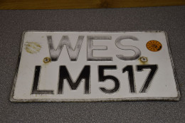 License Plate-nummerplaat-Nummernschild Duitsland Germany (D) - Nummerplaten