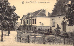 BELGIQUE - Genck-Winterslag - Bibliothèque Et Ecole - Carte Postale Ancienne - Genk