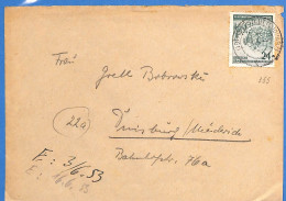 Allemagne DDR 1953 Lettre De Hettstedt (G21394) - Cartas & Documentos