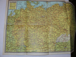 Ancien Plan D'Allemagne, N° 34 édé. Imprimerie Industrielle Lille. - Europa