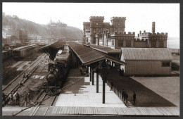 Lévis  Québec  - Gare De Lévis Vers 1910 - Photographe Georges Roberge Par Jocelyn Paquet - Levis