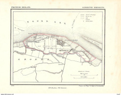 Breskens Originele Gemeenteplattegrond 1866 KE760 - Cartes Topographiques