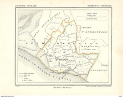 Borssele Originele Gemeenteplattegrond 1866 KE758 - Cartes Topographiques