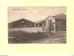 Woerden Militairen Bij Wagenloods 1916 ST089 - Woerden