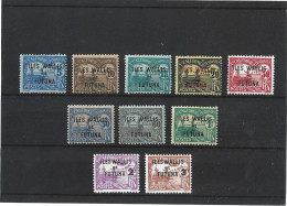 !!! WALLIS ET FUTUNA, TIMBRES-TAXES NUMÉRO 1/8* ET 9/10* - Timbres-taxe