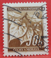 N°66 - 30 Haleru - Année 1941 - Timbre Oblitéré Allemagne Bohême & Moravie - - Gebraucht