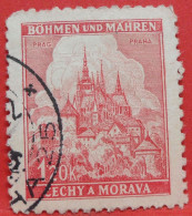 N°80 - 1,20 Korun - Année 1942 - Timbre Oblitéré Allemagne Bohême & Moravie - - Gebraucht
