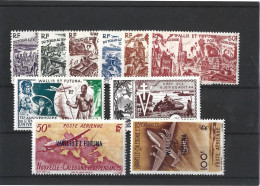 !!! WALLIS ET FUTUNA, LOT DE VALEURS POSTE AÉRIENNE, NEUFS, CHARNIÈRE - Unused Stamps