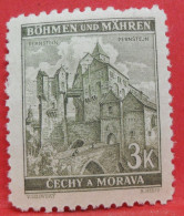 N°84 - 3 Korun - Année 1942 - Timbre Oblitéré Allemagne Bohême & Moravie - - Usados