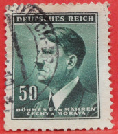 N°94 - 50 Haleru - Année 1942 - Timbre Oblitéré Allemagne Bohême & Moravie - - Used Stamps