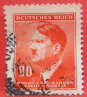 N°96 - 80 Haleru - Année 1942 - Timbre Oblitéré Allemagne Bohême & Moravie - - Used Stamps