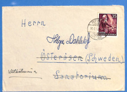 Allemagne DDR 1953 Lettre De Remda (G21434) - Cartas & Documentos