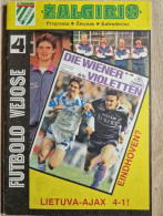 Programme FK Zalgiris - PSV Eindhoven - 30.9.1992 - UEFA Champions League - Programm - Football - - Libri