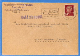 Allemagne DDR 1952 Lettre De Potsdam (G21453) - Lettres & Documents