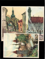 Estonia 1961 . Old Town Of Tallinn . 3 USSR Soviet Postcard. - Estonia
